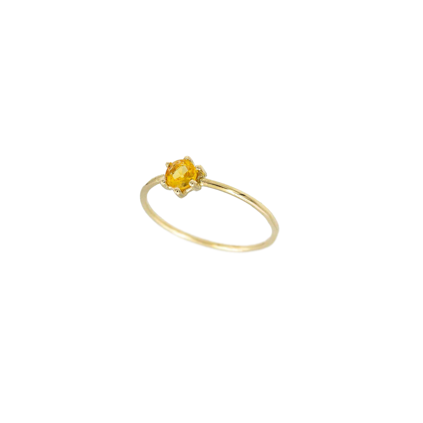 Anello Candy Zaffiro Giallo