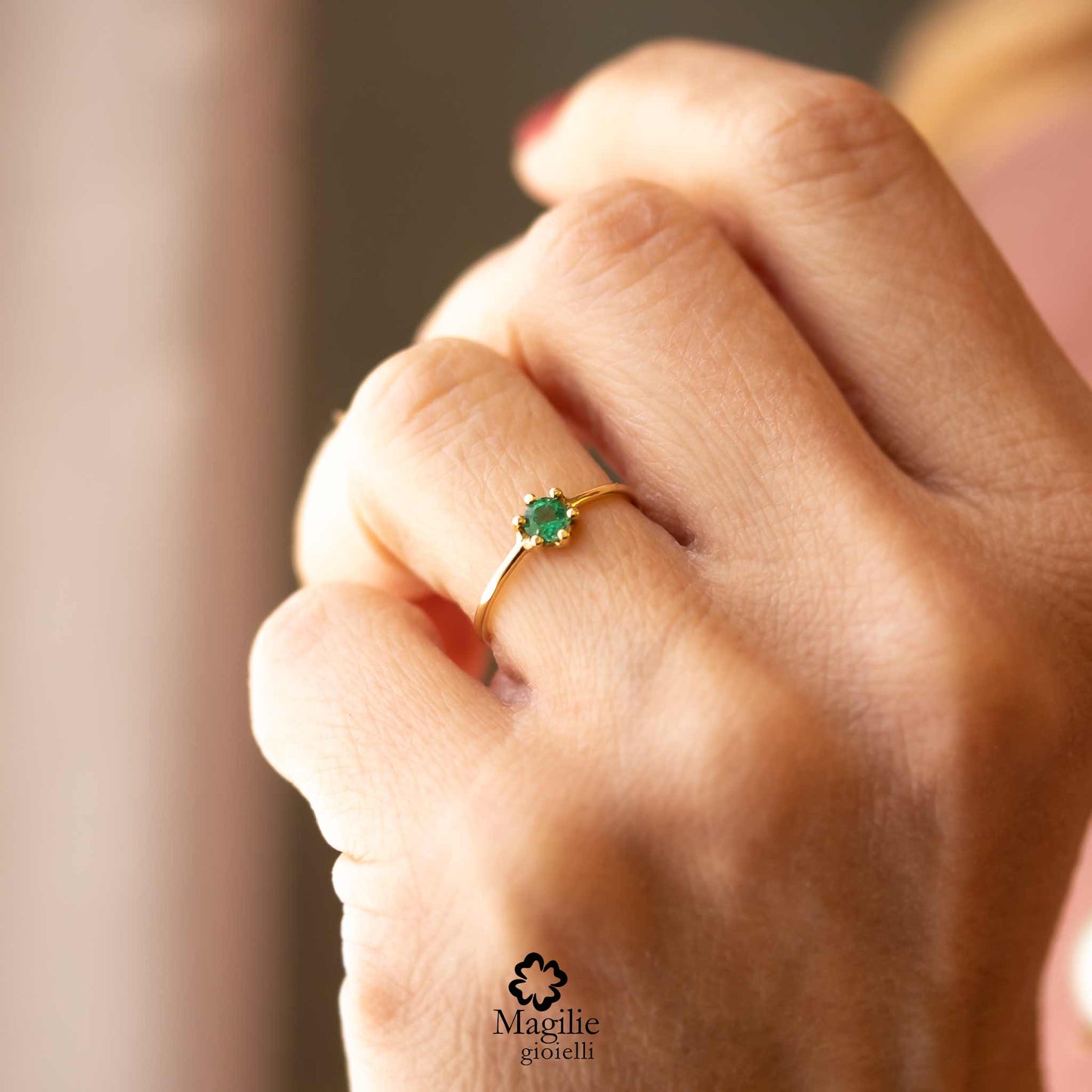 Anello Candy Smeraldo