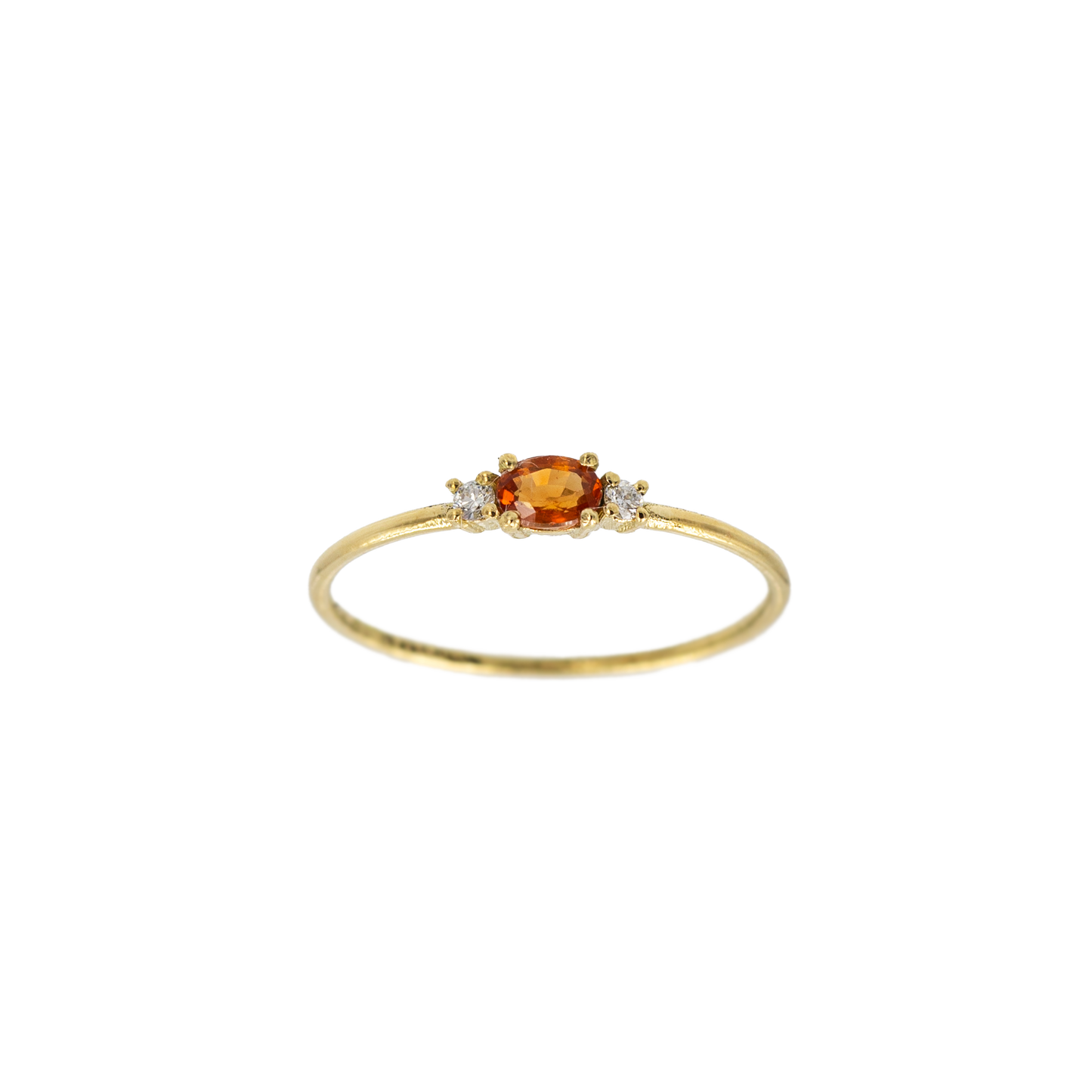 Anello Bubble Zaffiro Mandarino
