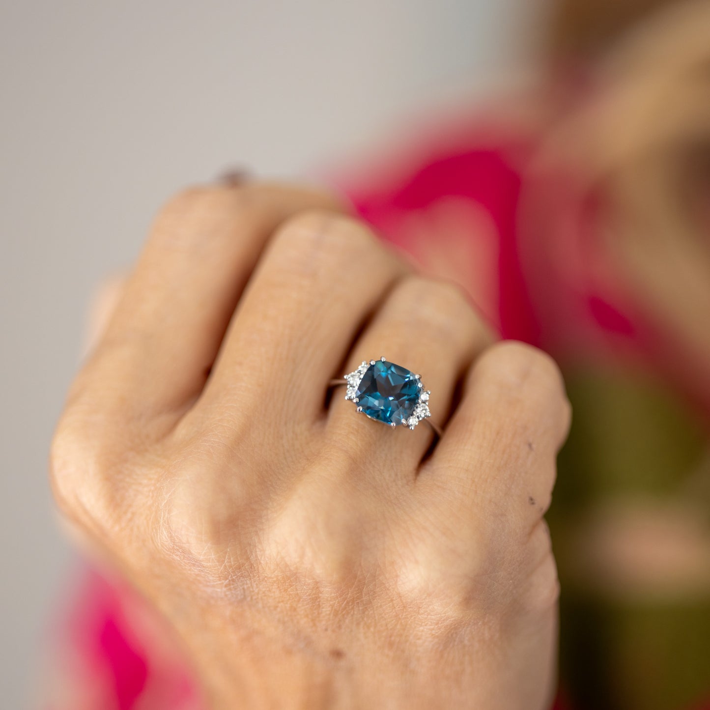 Anello Super Bon Bon Blu London