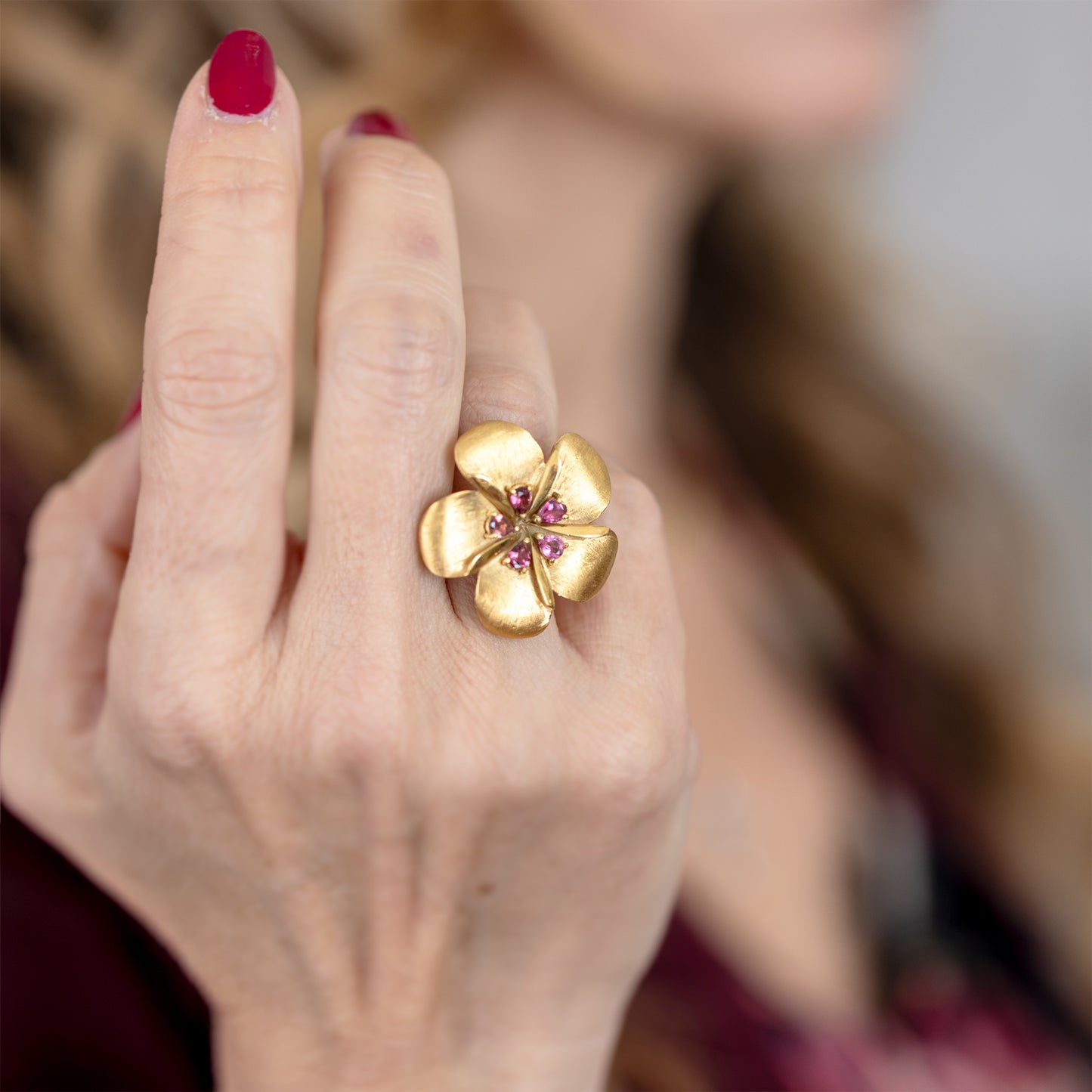 Anello Pomelia Tormaline