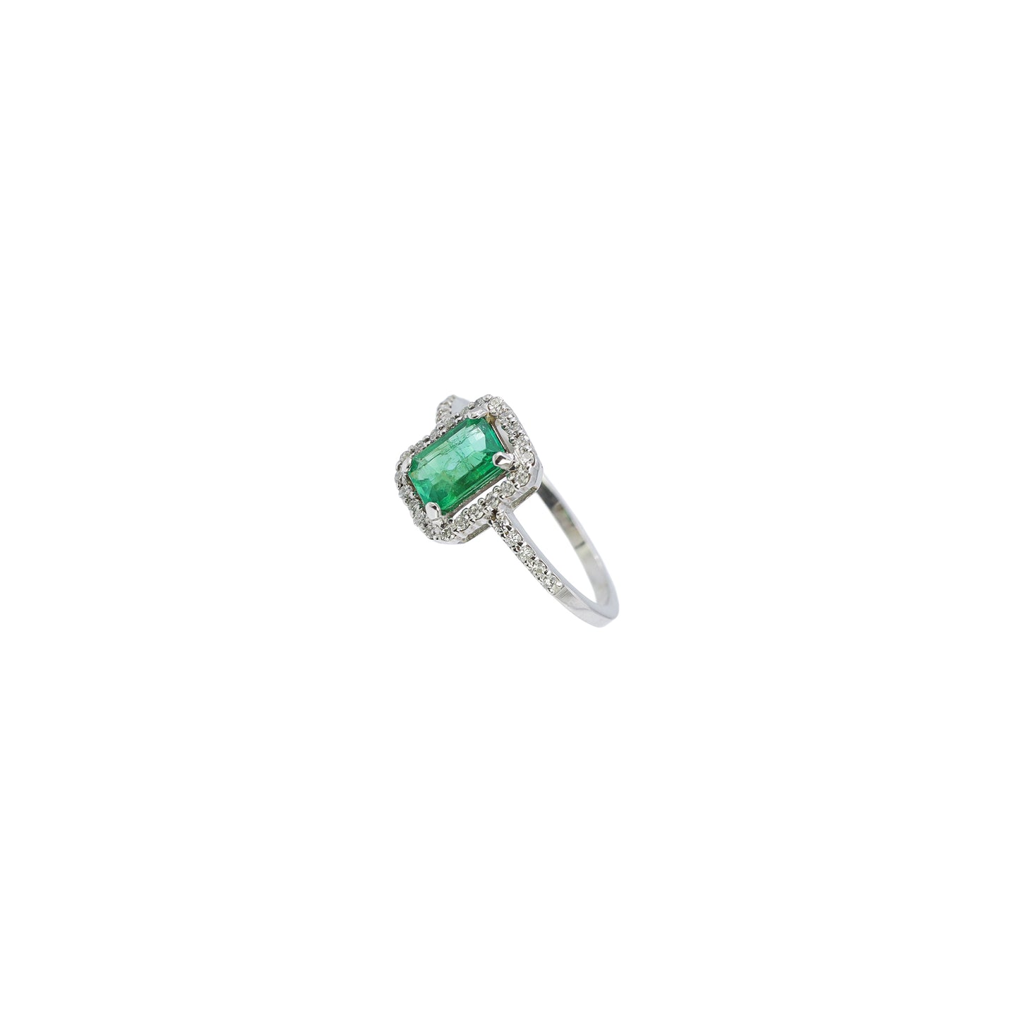 Anello Filo d'Aria Smeraldo