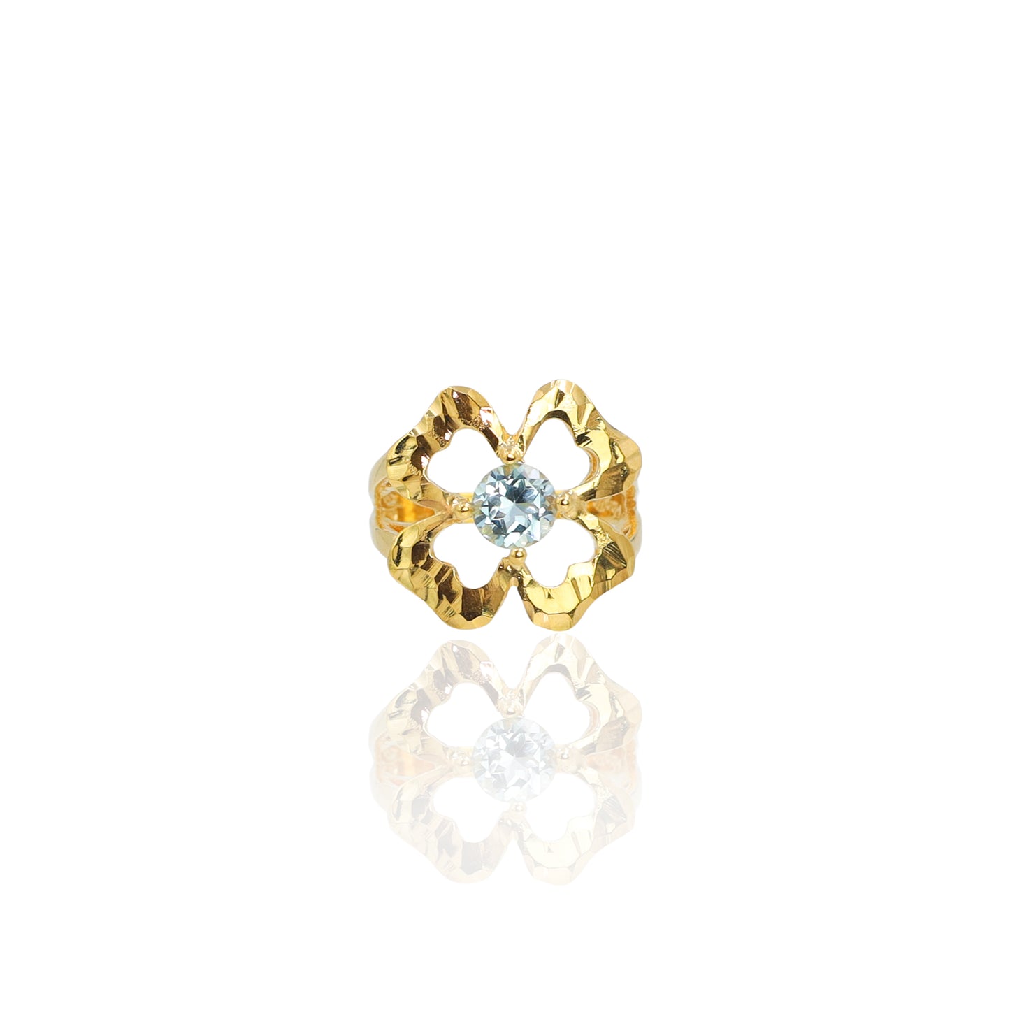 Anello Portafortuna Topazio Sky