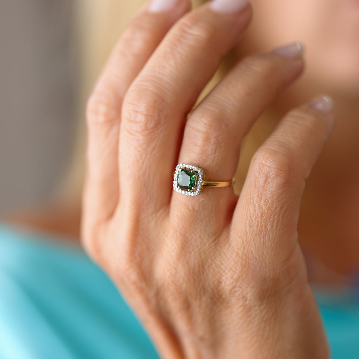 Anello Filo d'Aria Tormalina
