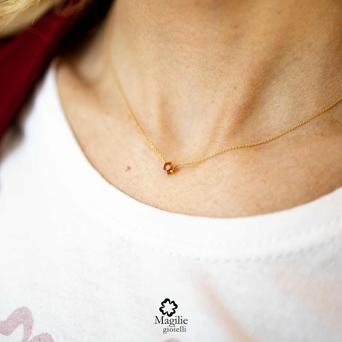 Collier Candy Zaffiro Mandarino