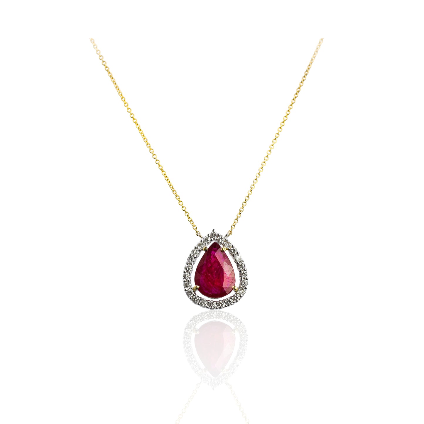 Collier Filo d'Aria Rubino