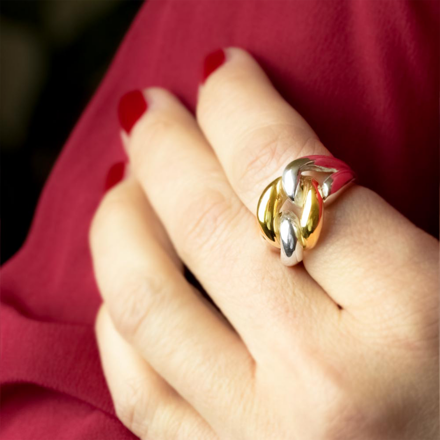 Anello Barbazzale Argento & Oro