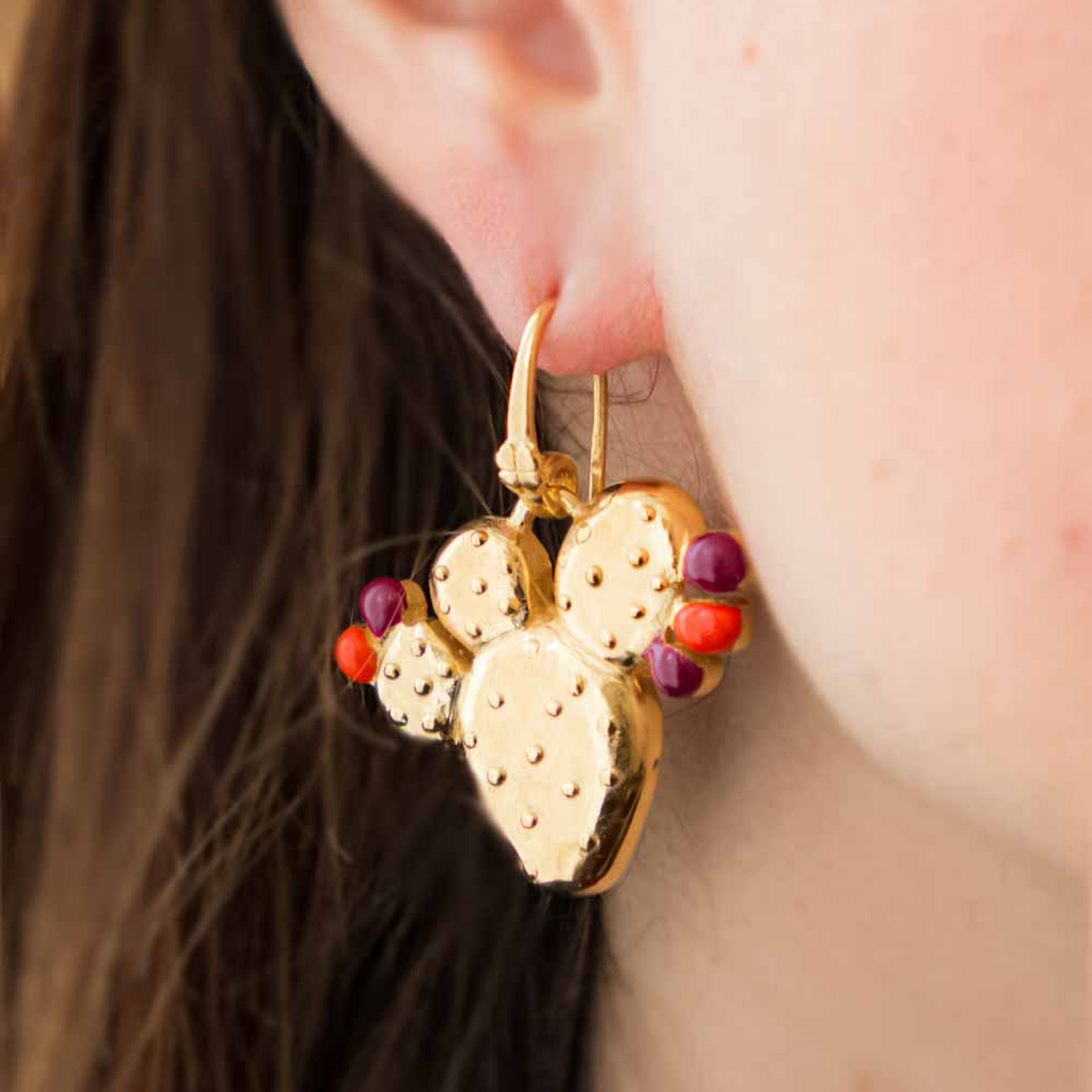 Orecchini Ficodindia Grandi