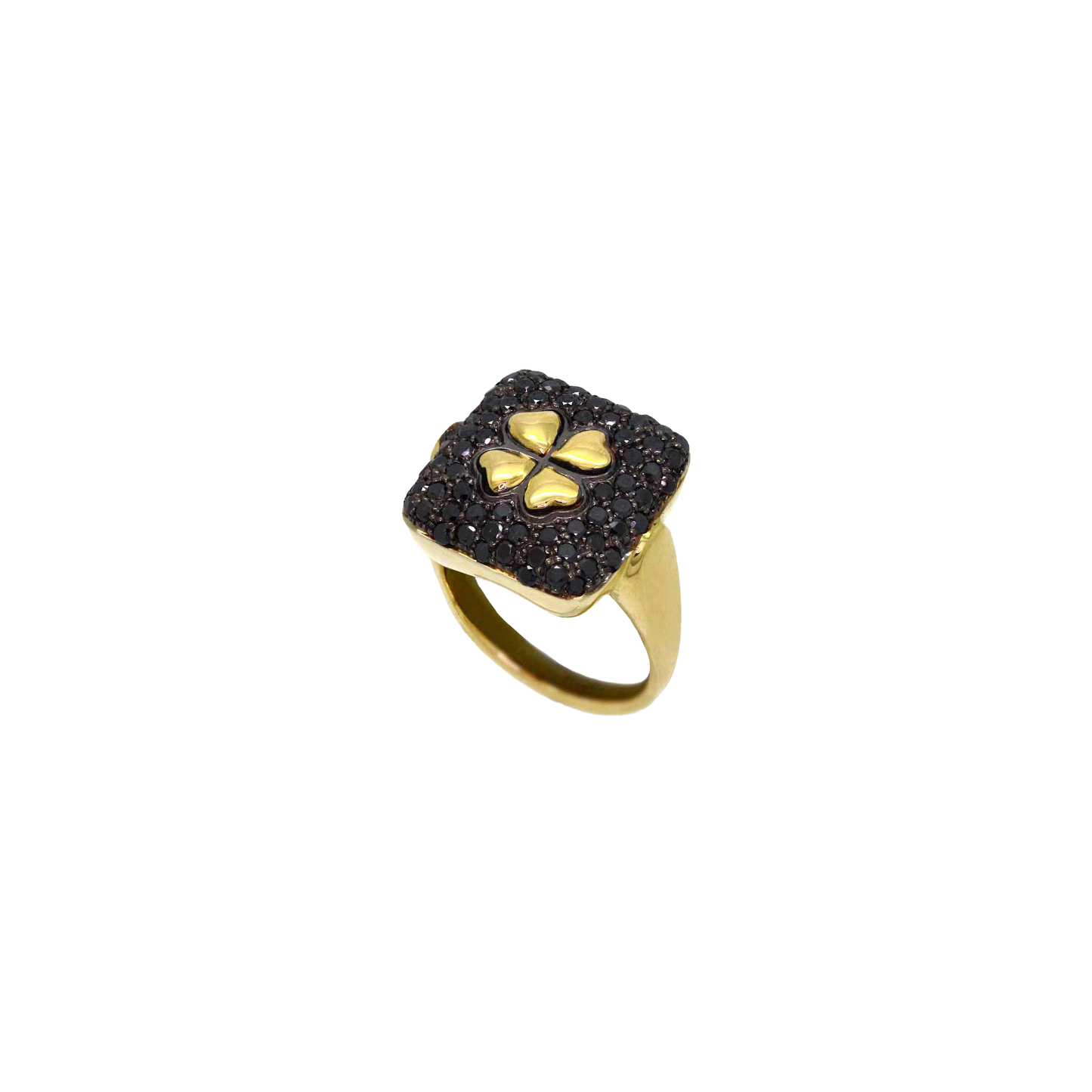 Anello Cocktail Ring Black Imperial