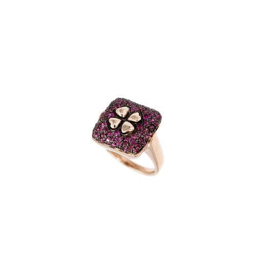 Anello Cocktail Ring Red Imperial