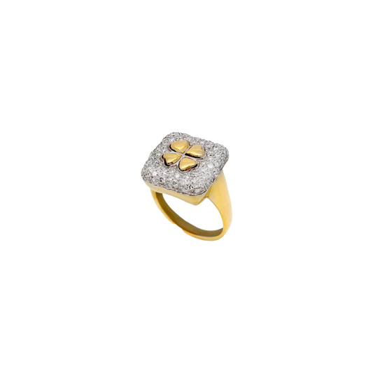 Anello Cocktail Ring White Imperial