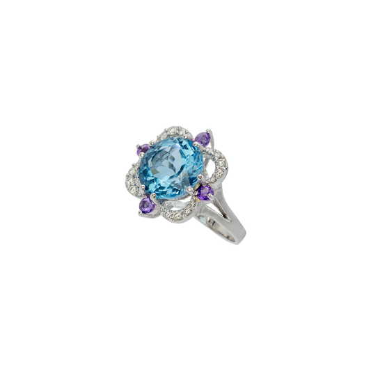 Anello Charleston Topazio