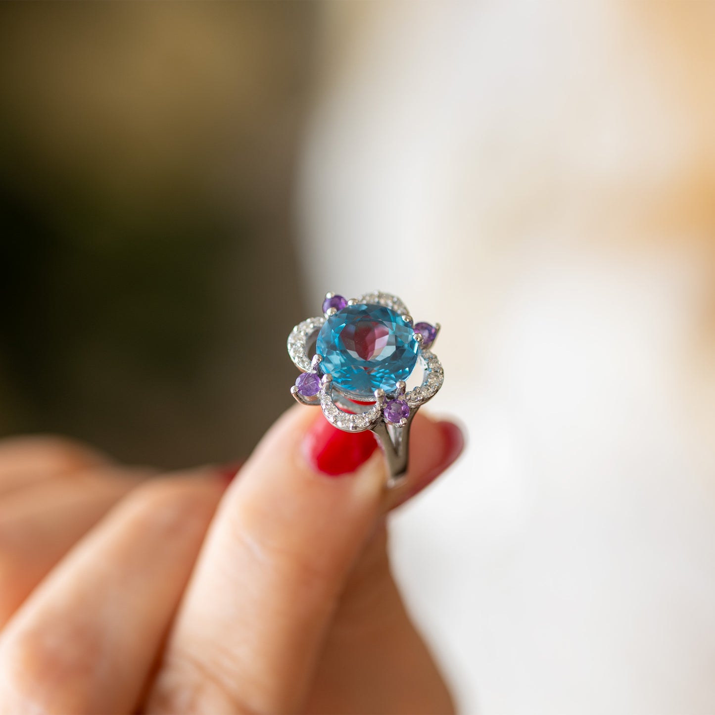 Anello Charleston Topazio