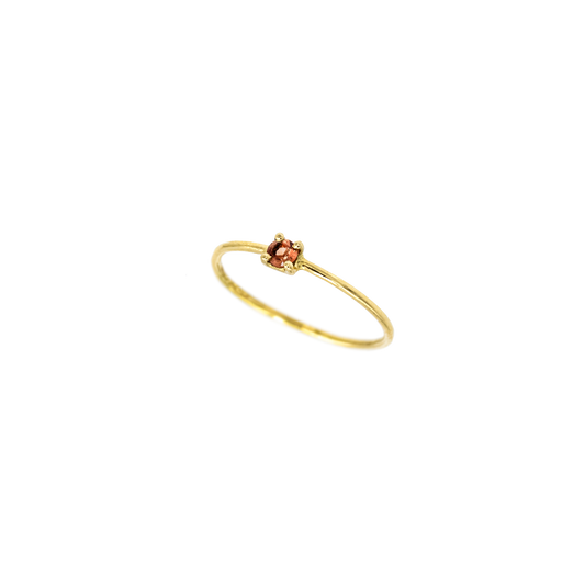 Anello Mini Candy Zaffiro Mandarino