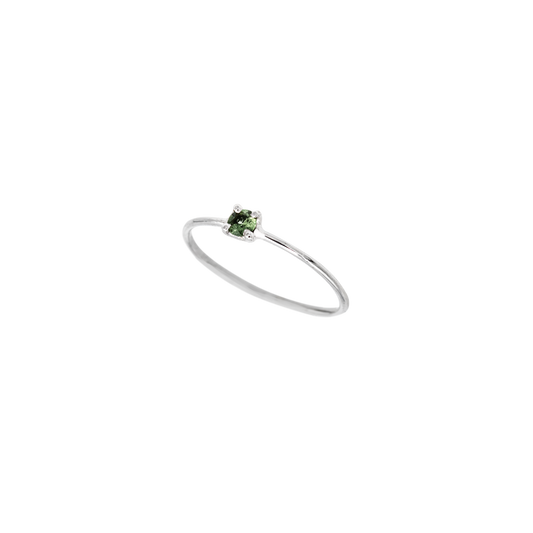 Anello Mini Candy Zaffiro Verde