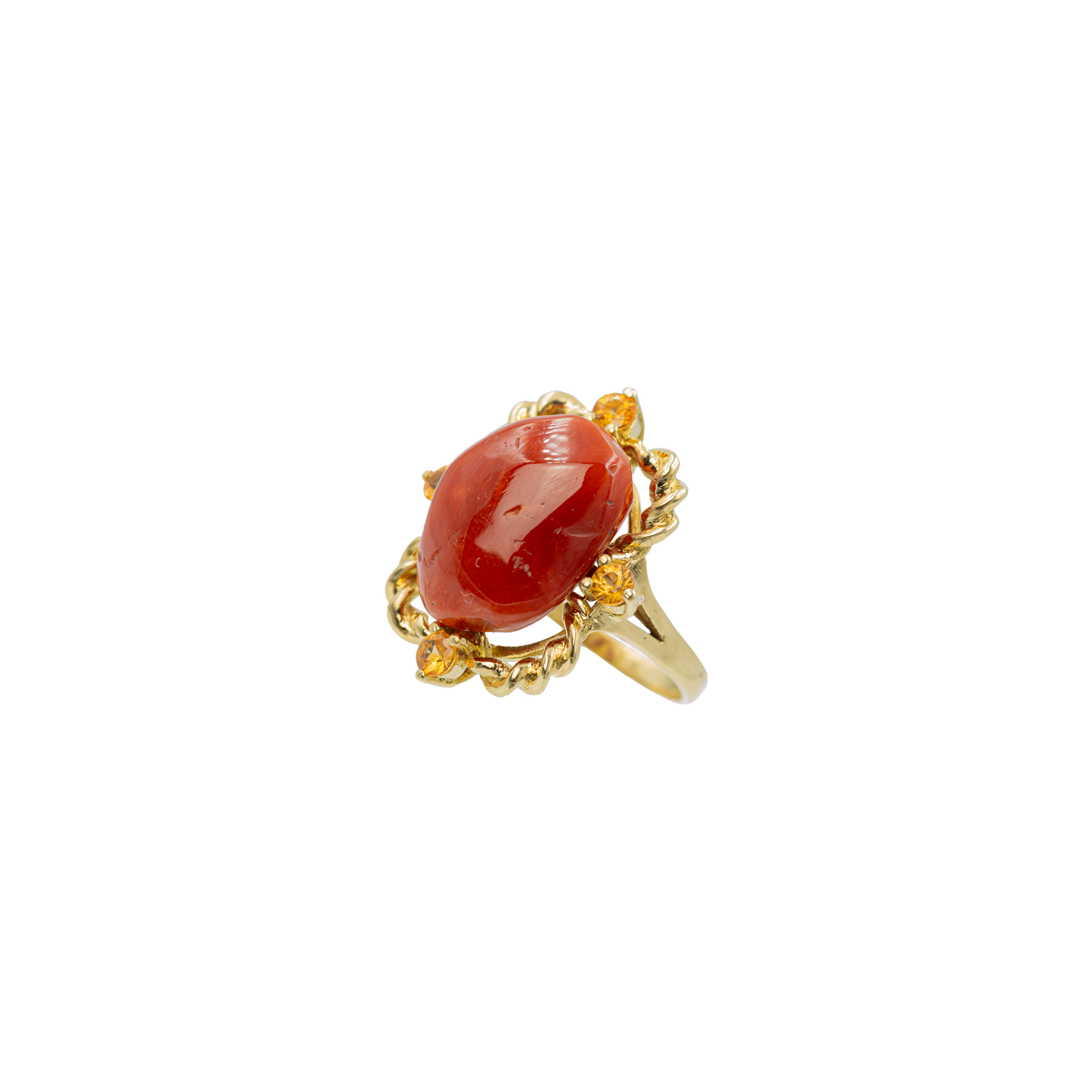 Anello Charleston Corallo