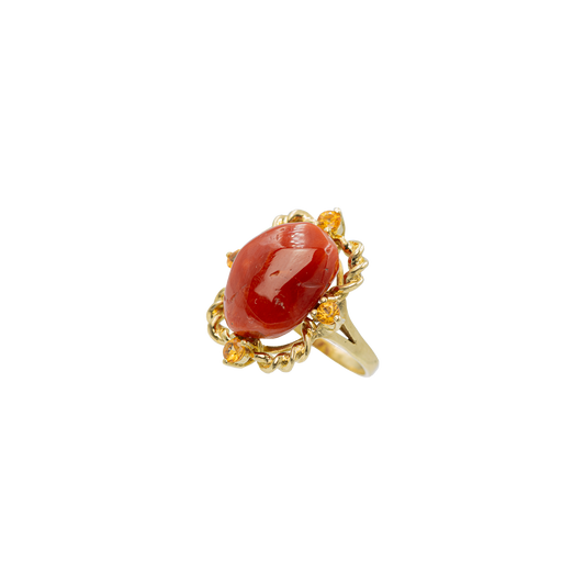 Anello Charleston Corallo
