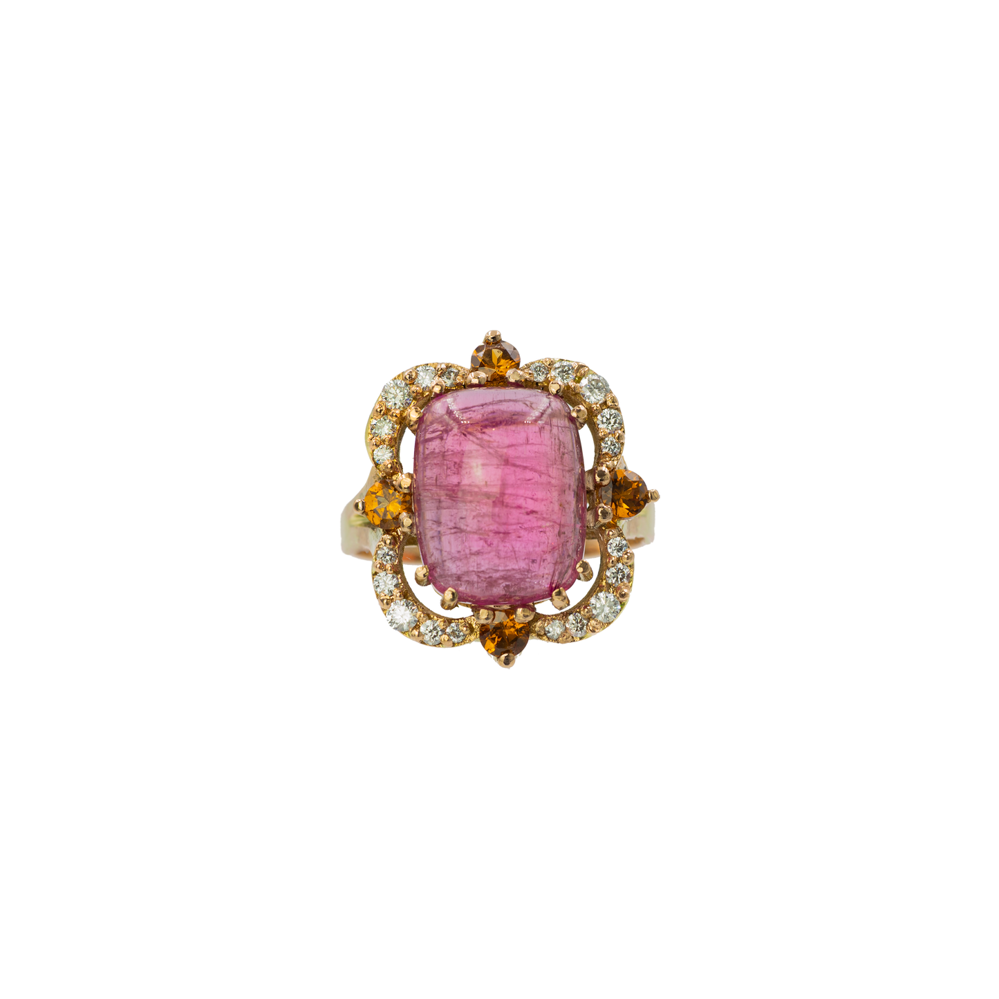 Anello Charleston Rubellite