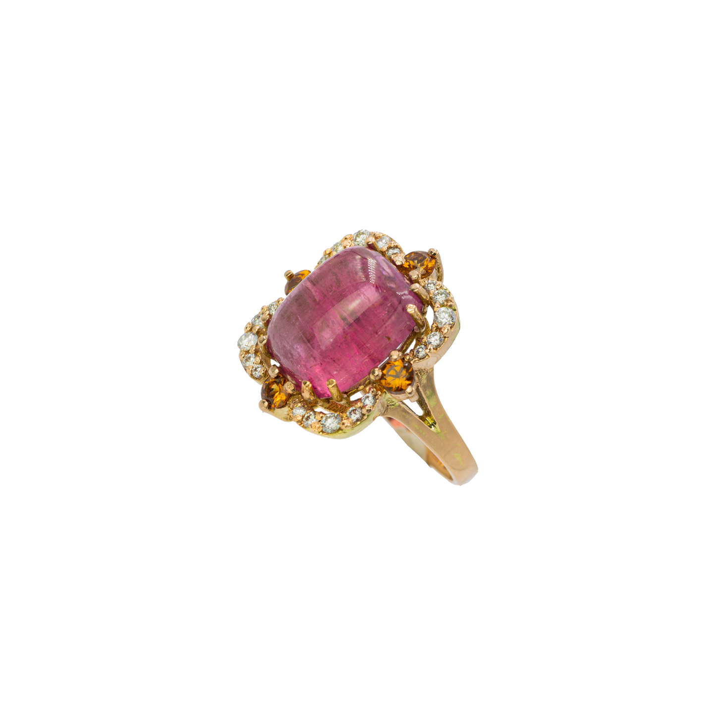 Anello Charleston Rubellite