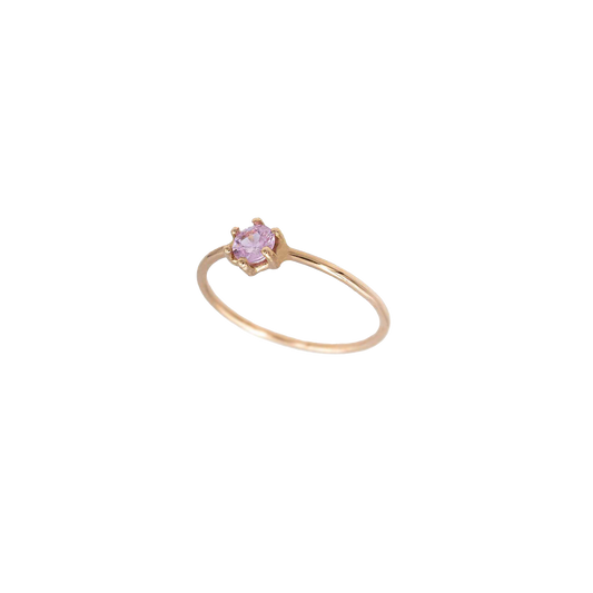 Anello Candy Zaffiro Rosa