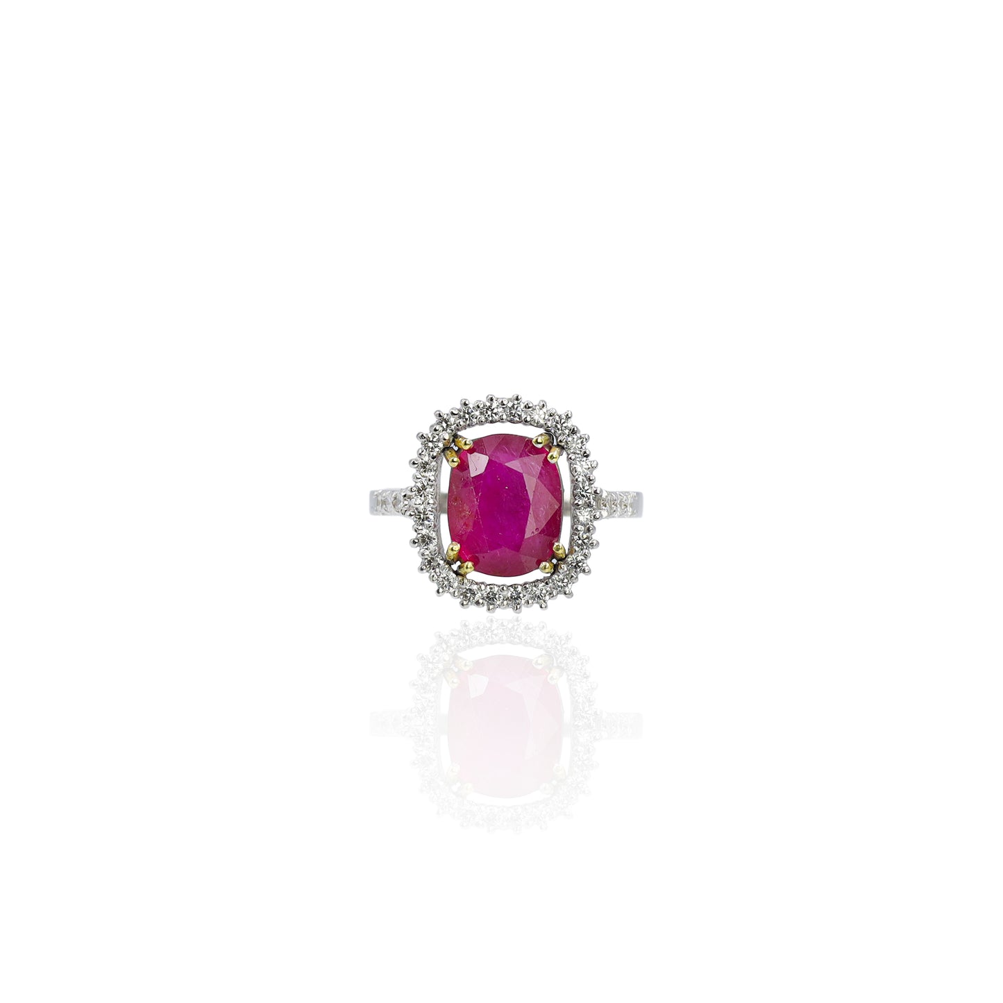 Anello Filo d'Aria Rubino