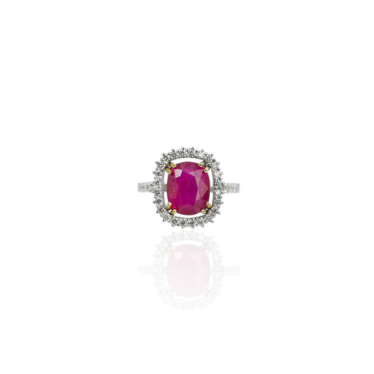 Anello Filo d'Aria Rubino