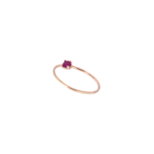 Anello Mini Candy Rubino