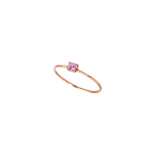 Anello Mini Candy Zaffiro Rosa