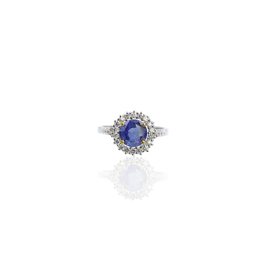 Anello Filo d'Aria Zaffiro
