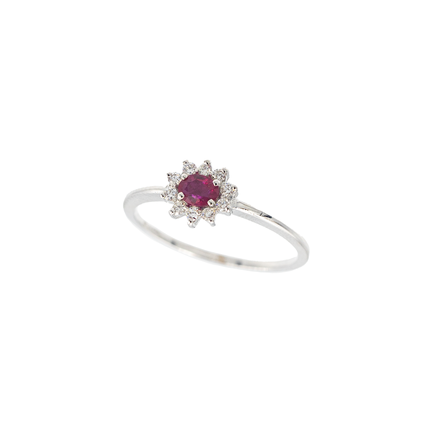 Anello Petit Fleur Rubino