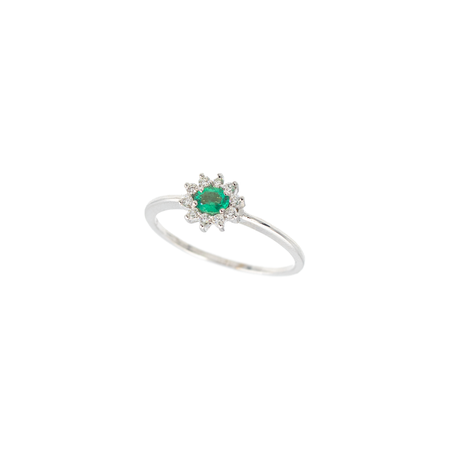 Anello Petit Fleur Smeraldo