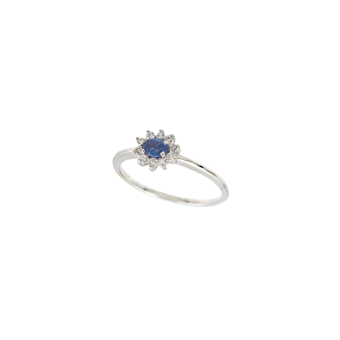 Anello Petit Fleur Zaffiro Blu