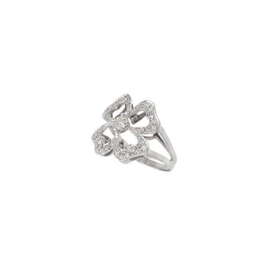 Anello Portafortuna diamanti