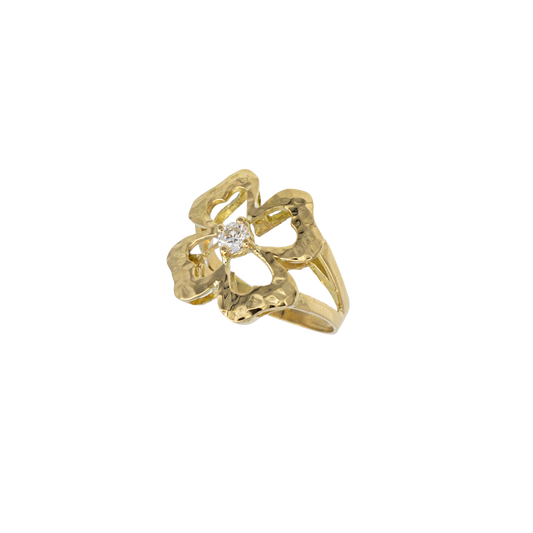 Anello Portafortuna diamante
