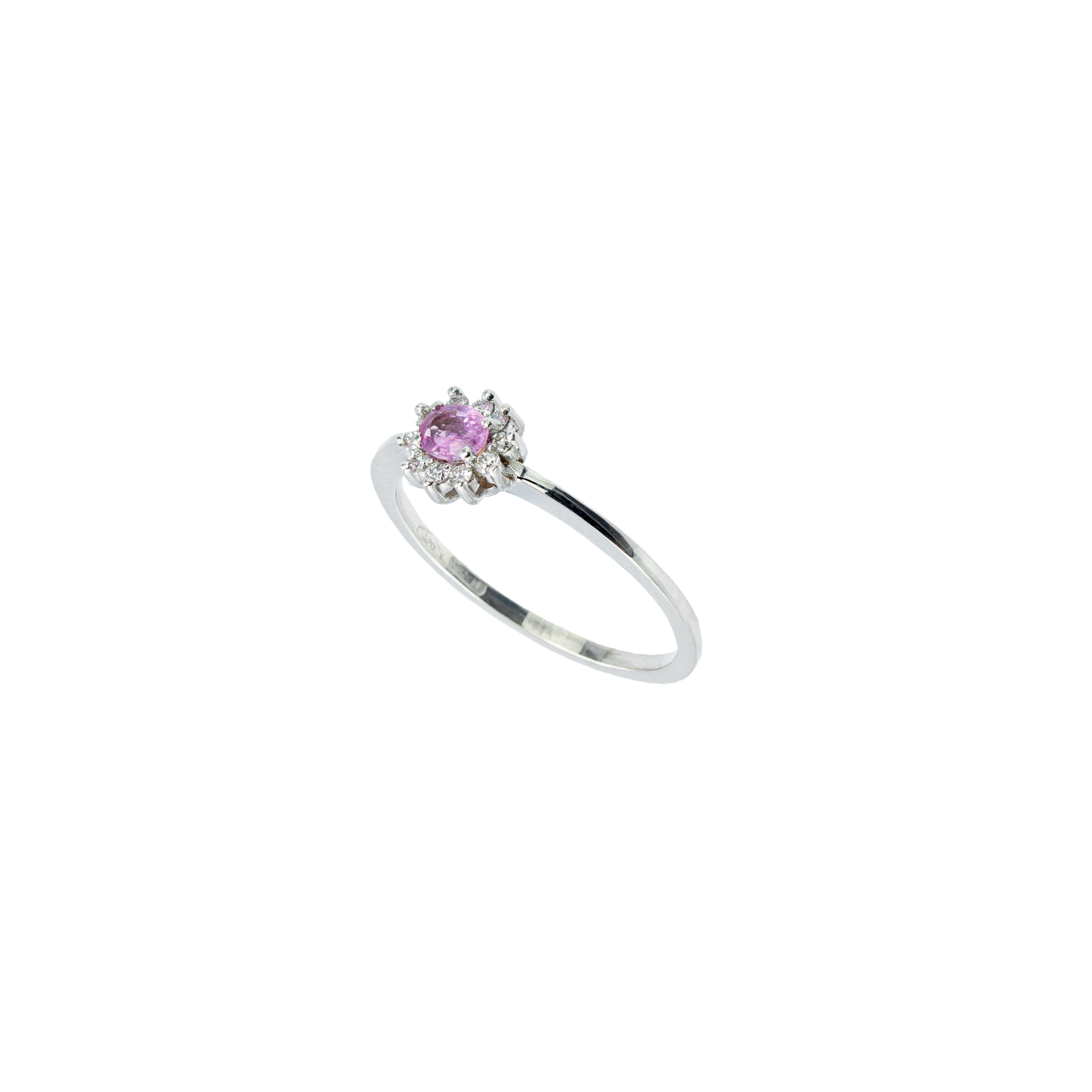 Anello Petit Fleur Zaffiro Rosa