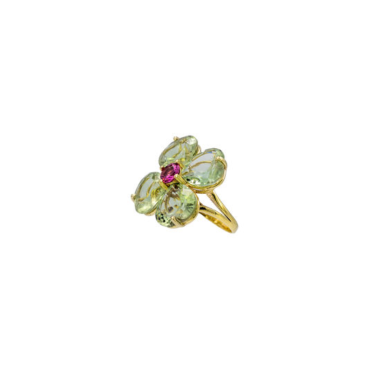 Super 4 Cuori Prasiolite