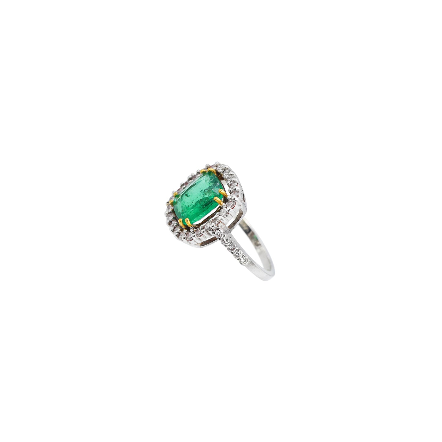 Anello Filo d'Aria Smeraldo