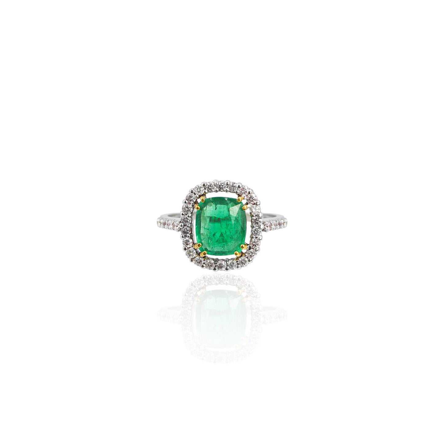 Anello Filo d'Aria Smeraldo
