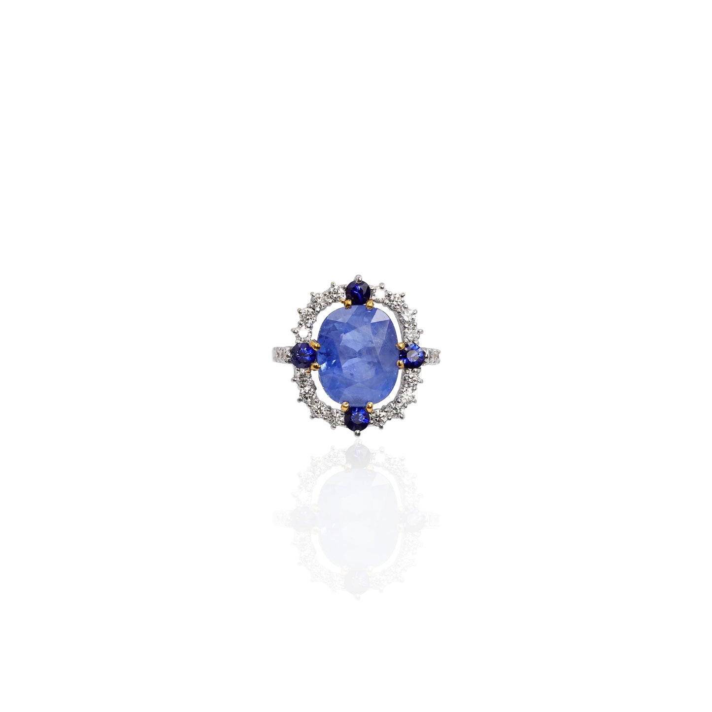 Anello Filo d'Aria Zaffiro