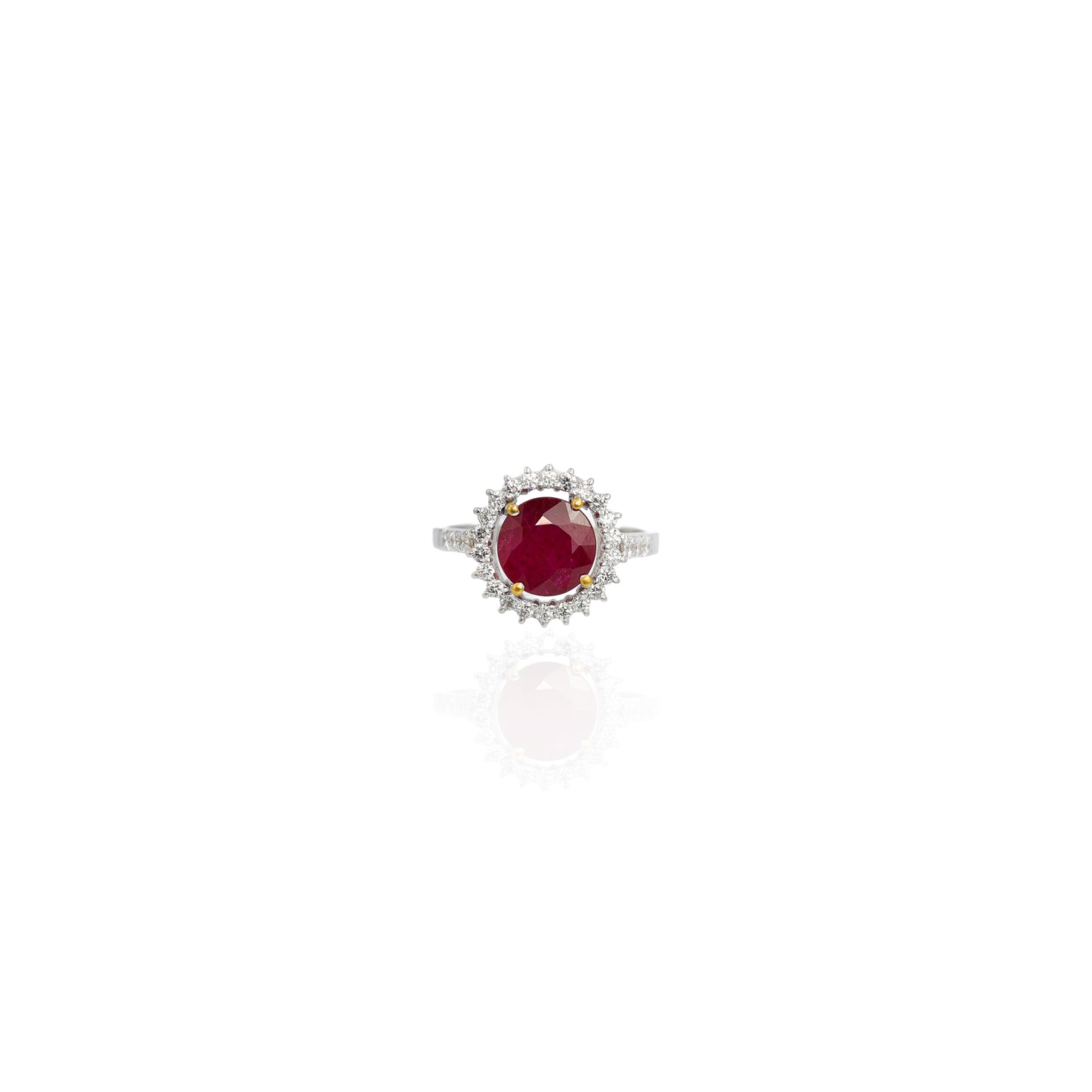 Anello Filo d'Aria Rubino