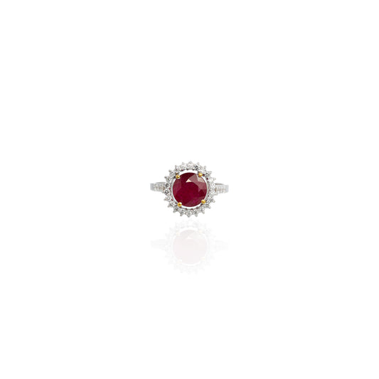 Anello Filo d'Aria Rubino