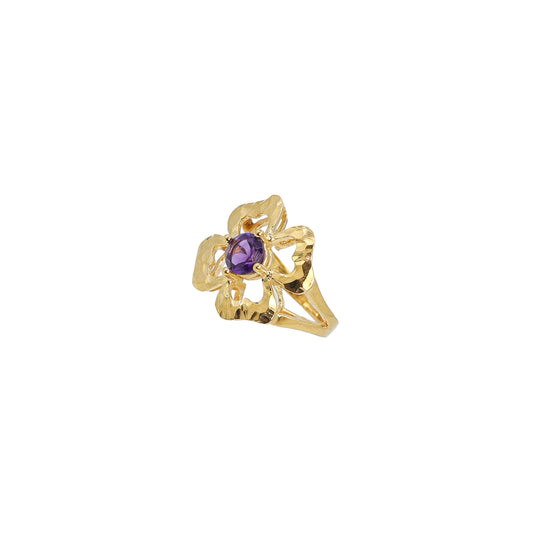 Anello Portafortuna Ametista