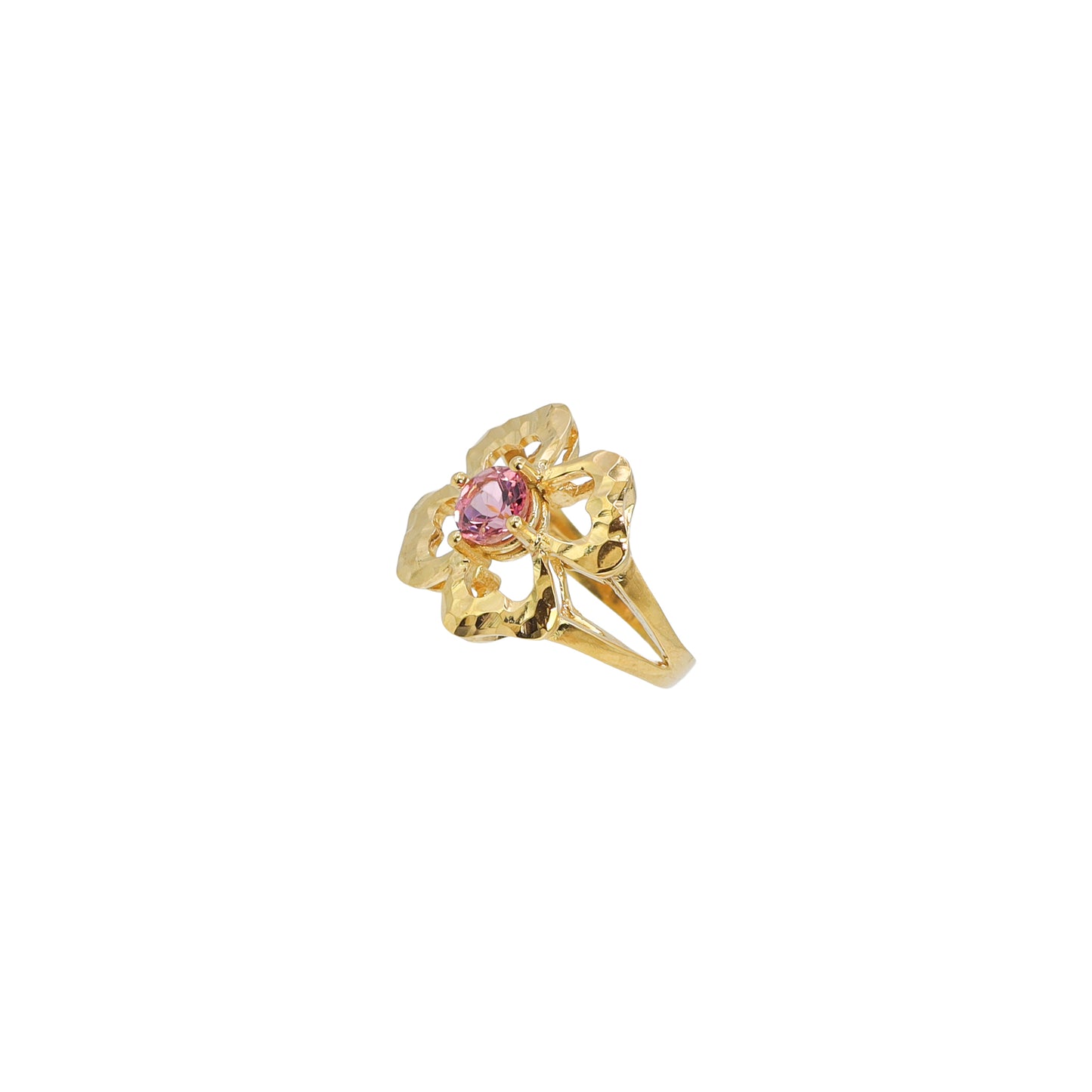 Anello Portafortuna Tormalina Rosa