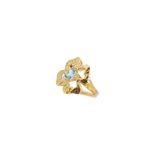 Anello Portafortuna Topazio Sky