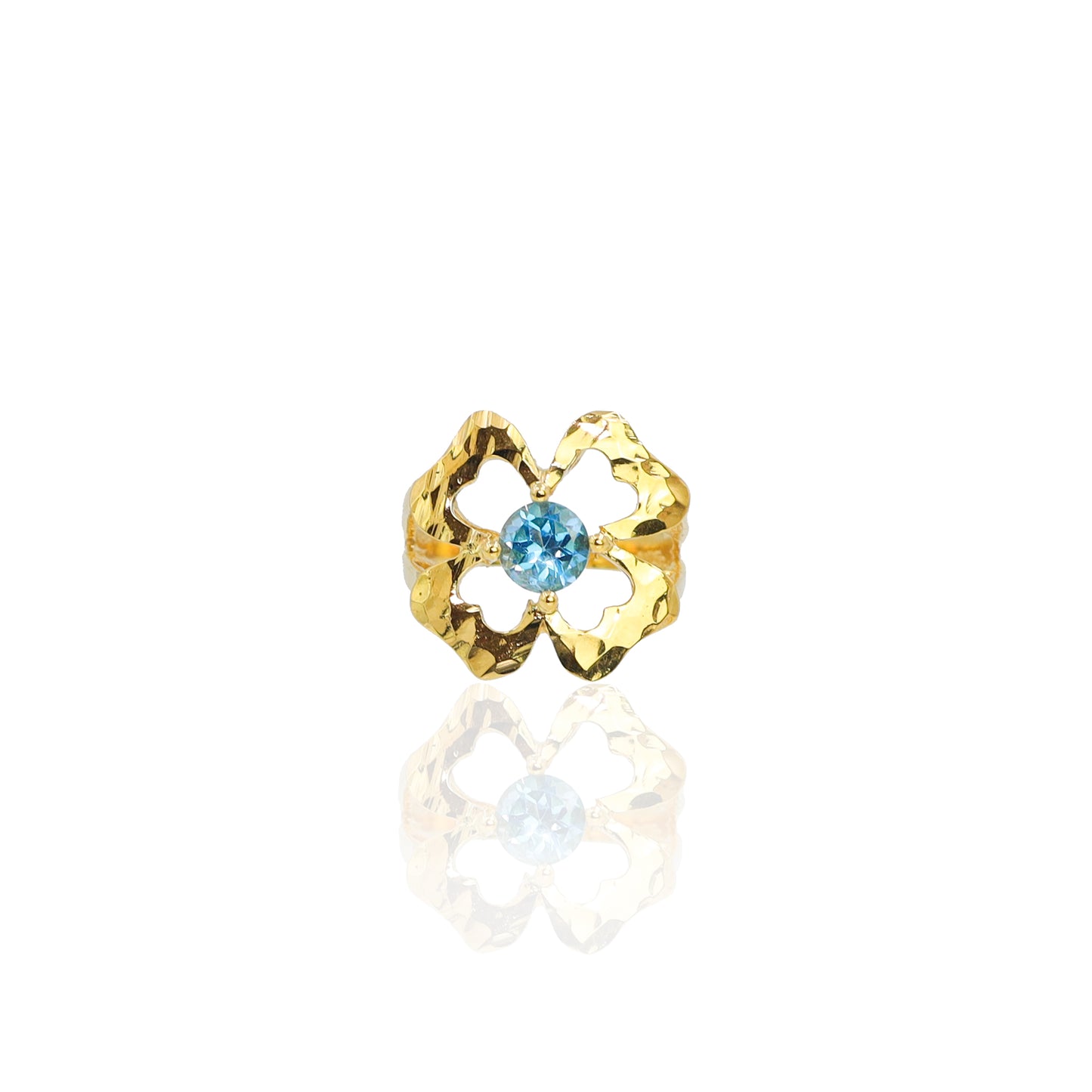 Anello Portafortuna Topazio Swiss