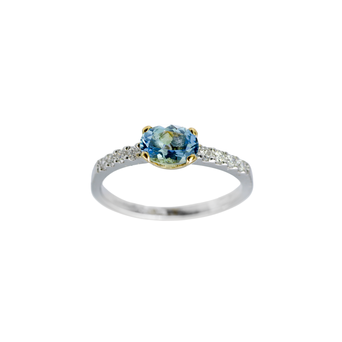 Anello Lumière Acquamarina