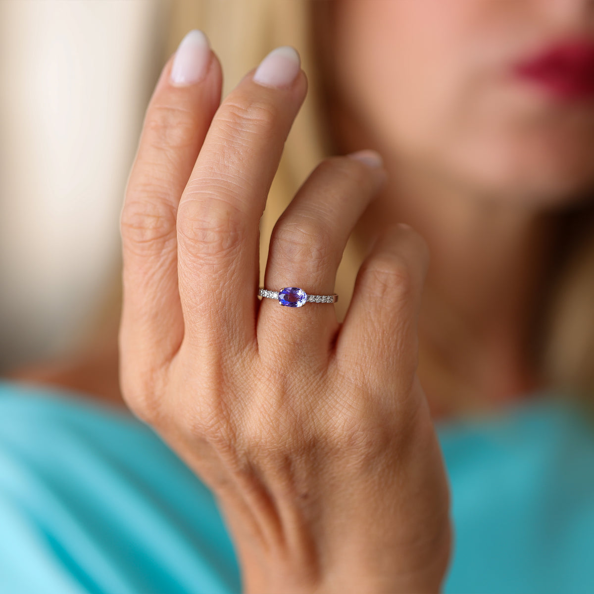 Anello Lumière Tanzanite