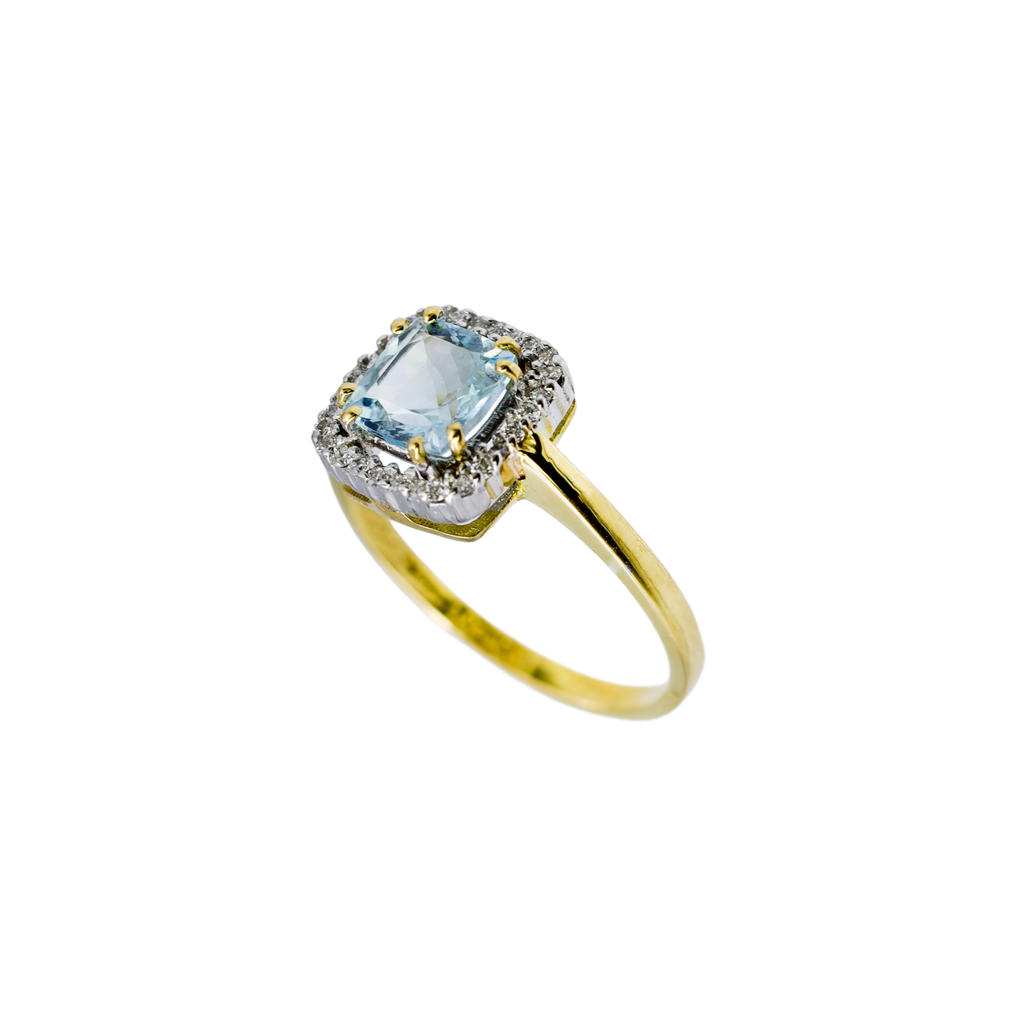 Anello Filo d'Aria Acquamarina