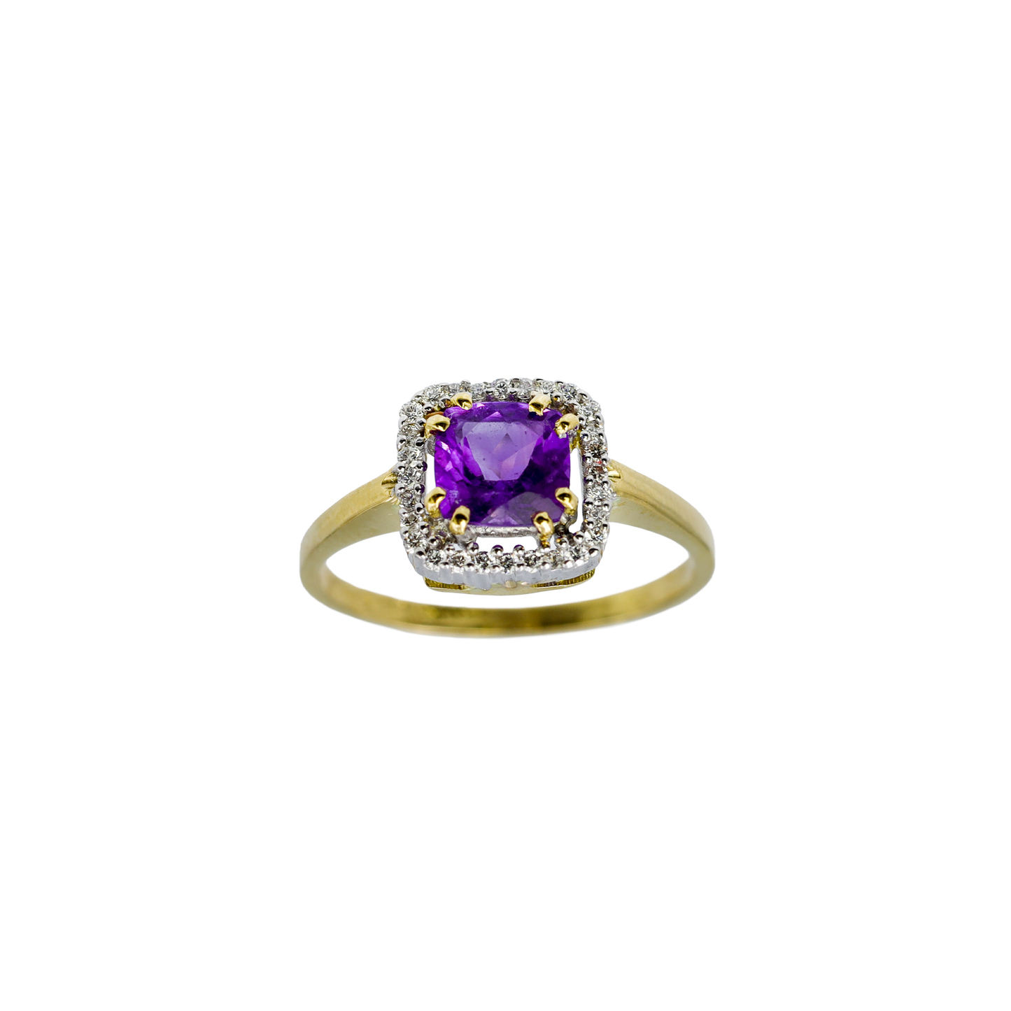 Anello Filo d'Aria Ametista