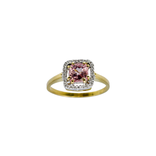 Anello Filo d'Aria Morganite